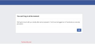 Facebook asked to upload photo for security precaution