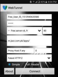 Mobilink Jazz Free Internet Code