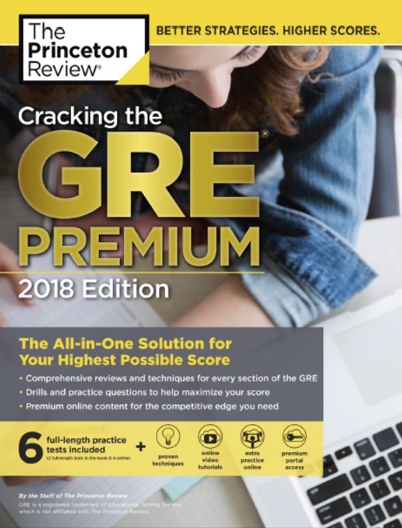 Download Cracking the GRE Premium Edition with 6 Practice Tests 2018 PDF Free