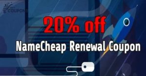 20% OFF NAMECHEAP RENEWAL COUPON IN AUGUST 2020