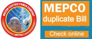 MEPCO Bill Check Online