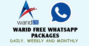 Warid Whatsapp Packages