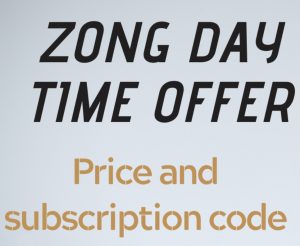Zong Day time offer