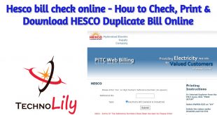 Hesco bill check online 2020 - How to Check, Print & Download HESCO Duplicate Bill Online